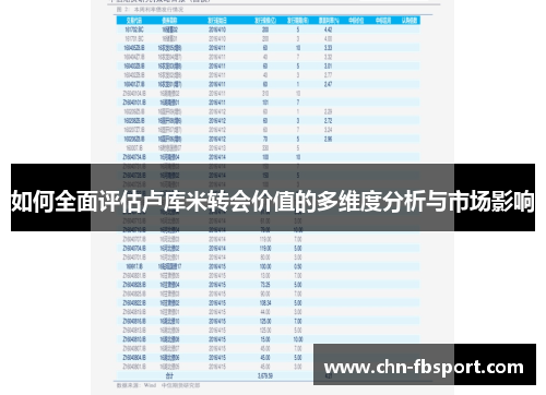 如何全面评估卢库米转会价值的多维度分析与市场影响