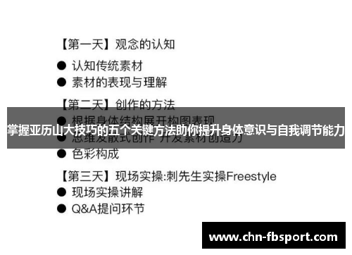 掌握亚历山大技巧的五个关键方法助你提升身体意识与自我调节能力